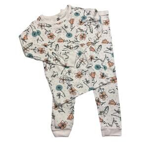 Tea Collection Floral & Bunnies Pajamas